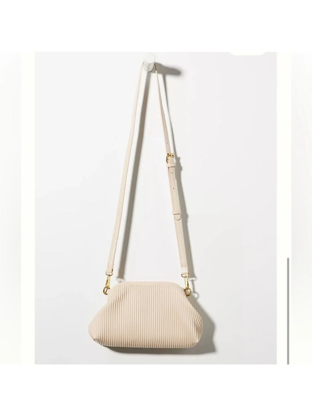 Anthropologie Clamshell Clutch Bag